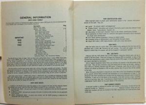 1979-1980 GMC Chevrolet Series D9K D9L HD Aluminum Tilt Models Truck Parts Book
