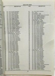 1979-1982 GMC Brigadier Chevrolet Bruin Truck Parts Book Series J8C J9C