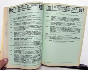 1982 GMC S-15 Chevrolet S-10 Pickup Truck Parts Book and Illustration Catalog