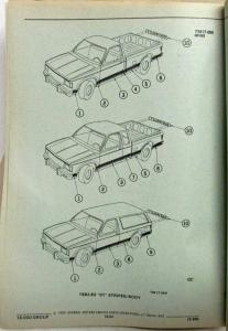 1982-1990 GMC Chevrolet ST Truck Parts/Illustration Book S-10 S-15 Jimmy Blazer
