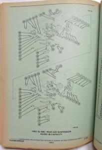 1983 GMC Brigadier Truck Parts/Illustration Book Series J8C J9C