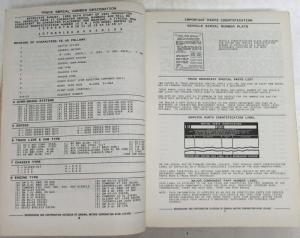 1983-1984 GMC Chevy School Bus & FWD Control Chassis Parts/Illustration Book