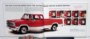 1973 Dodge Truck Dealer Sales Brochure Light Duty Pickup D100 200 300