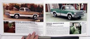 1973 Dodge Truck Dealer Sales Brochure Light Duty Pickup D100 200 300