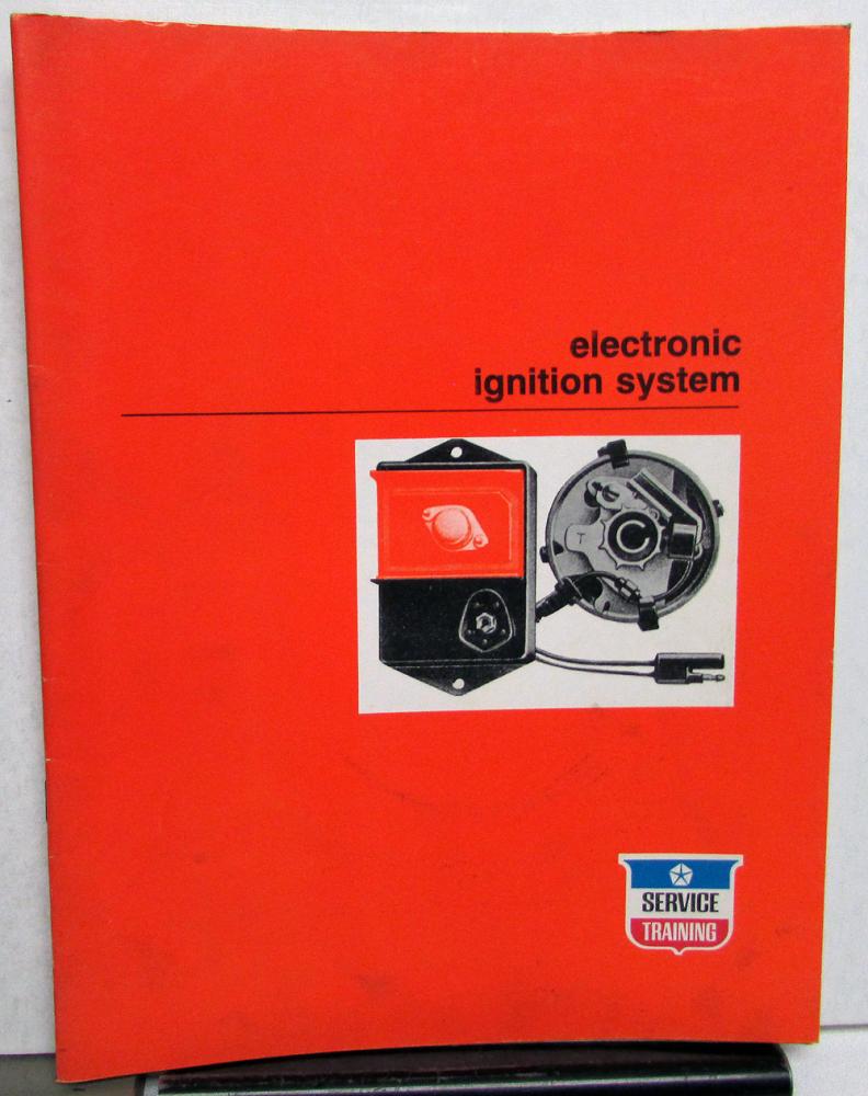 1973 Dodge Truck Dealer Service Training Manual Electronic Ignition System