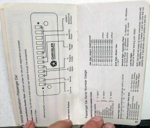 1977 Chrysler Plymouth Dodge Dealer Pocket Secretary & Technical Data Book