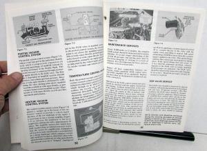1973 Chrysler Service Training Booklet Emission Controls Troubleshooting Repair