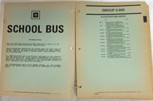 1983-1986 GMC Chevy School Bus & FWD Control Chassis Parts/Illustration Book