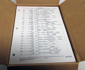 1983-1986 GMC Chevy Truck Parts/Illustration Book Steel Conventional Medium Duty