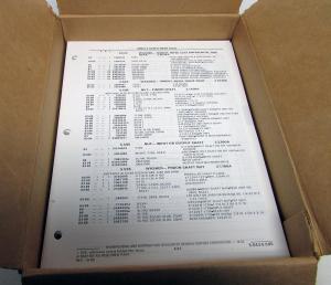 1983-1986 GMC Chevy Truck Parts/Illustration Book Steel Conventional Medium Duty