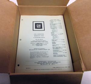 1983-1986 GMC Chevy Truck Parts/Illustration Book Steel Conventional Medium Duty