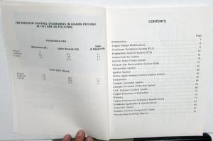 1975 Chrysler Dodge Plymouth Dealer Service Training Booklet Emission Controls