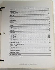 1983-1987 GMC Astro Parts Book Heavy Duty Series D9K D9L
