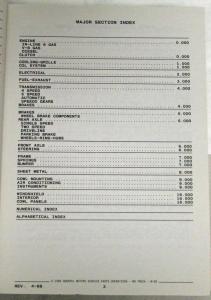 1983-1988 GMC Chevy SB School Bus & FWD Control Chassis Parts/Illustration Book