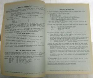 1985-1987 GMC Chevrolet M Panel Van/Passenger Van Parts and Illustration Book