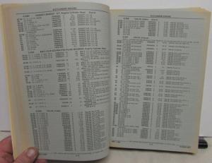 1985-1988 GMC Chevrolet G Van Parts and Illustration Book Vandura Rally Cutaway
