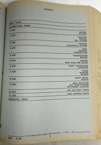 1985-1988 GMC Chevrolet M Panel Van/Passenger Van Parts and Illustration Book