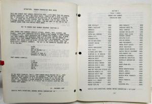 1987 General Motors Truck and Coach Dealer Vendor Part Numbers Conversion Book