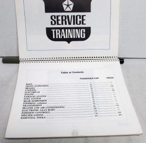 1976 Chrysler Dodge Plymouth Car & Truck Dealer Service Highlights Manual