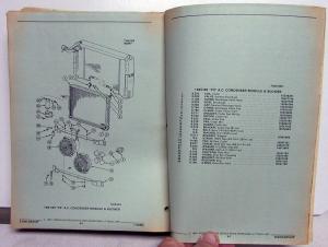 1985-1989 GMC Chevrolet P Van Parts and Illustration Book Step Van Motor Home