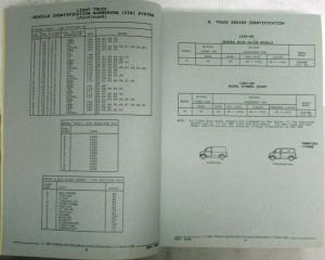 1985-1991 GMC Safari Chevrolet Astro M Van Parts and Illustration Book