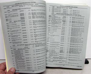 1985-1991 GMC Chevrolet G Van Parts and Illustration Book Vandura Rally Cutaway