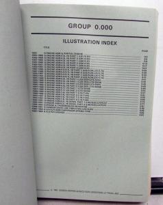 1985-1991 GMC Chevrolet G Van Parts and Illustration Book Vandura Rally Cutaway