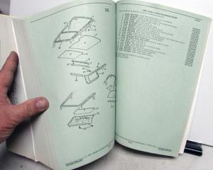 1985-1991 GMC Chevrolet G Van Parts and Illustration Book Vandura Rally Cutaway