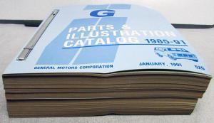 1985-1991 GMC Chevrolet G Van Parts and Illustration Book Vandura Rally Cutaway