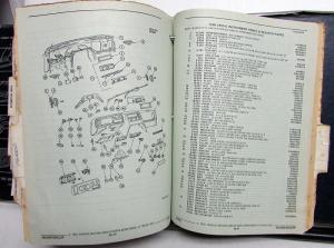1985-1991 GMC Chevrolet G Van Parts and Illustration Book Vandura Rally Cutaway