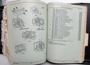 1985-1991 GMC Chevrolet G Van Parts and Illustration Book Vandura Rally Cutaway