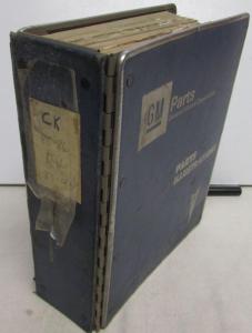 1985-1986 GMC Chevrolet CK 1987-1991 RV Light Truck Parts Book Text & Illustrat