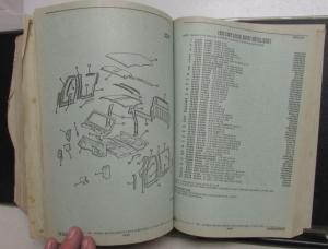 1985-1986 GMC Chevrolet CK 1987-1991 RV Light Truck Parts Book Text & Illustrat