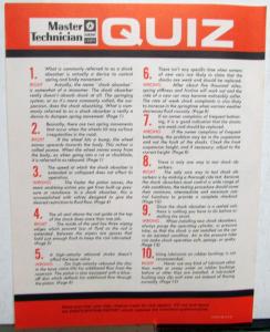 1970 Chrysler Plymouth Dodge Master Tech Reference Book 70-3 Shock Absorber