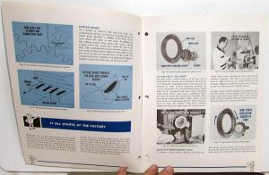1970 Chrysler Plymouth Dodge Master Tech Reference Book 70-12 Rear Axle Part I