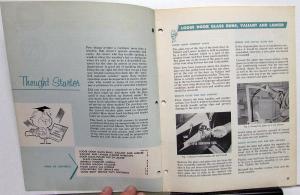 1961 Chrysler Plymouth Dodge Master Tech Service Reference Book Body Adjustments