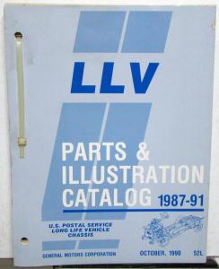 1987-1991 Chevrolet USPS LLV Long Life Vehicle Chassis Parts/Illustration Book