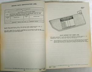 1988-1990 GMC Chevy SB School Bus Medium Duty Chassis Parts/Illustration Book