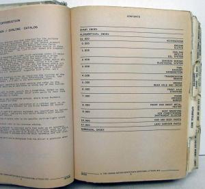 1988-1991 GMC Chevrolet CK Light Pickup Truck Parts and Illustration Book