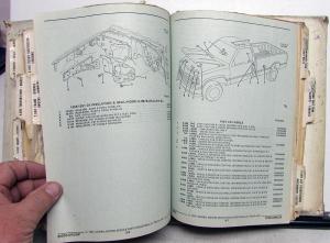1988-1991 GMC Chevrolet CK Light Pickup Truck Parts and Illustration Book