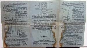 1937 Motorola Auto Radio Model 65 Installation Instruction Ford Chrysler Lincoln