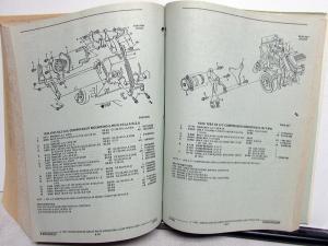 1992-1993 GMC Chevrolet G Van Parts and Illustration Book Vandura Chevy Van