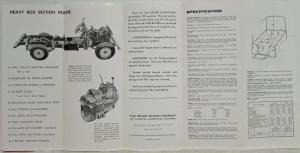 1958 Land Rover Four Wheel Drive Vehicle Sales Brochure Original