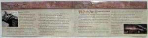 1999 Chysler Town and Country Limited Media Information Press Kit