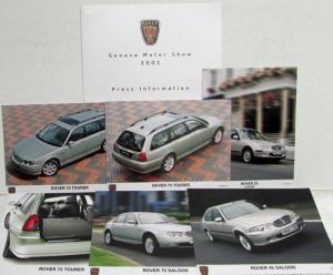 2001 MG Rover Group Geneva Motor Show Media Information Press Kit