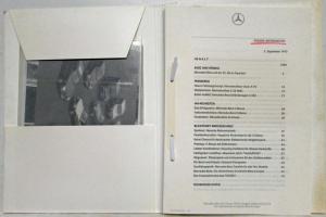 1993 Mercedes-Benz Media Information Press Kit - German Text