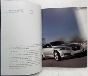 2007 Jaguar C-XF Concept Media Information Press Kit