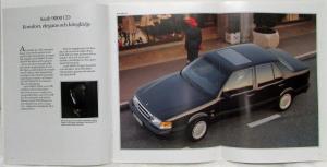 1988 Saab 9000 Media Information Press Kit - Swedish Text