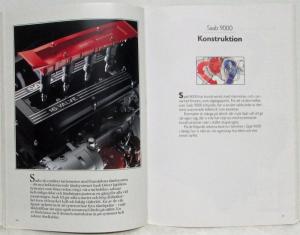 1988 Saab 9000 Media Information Press Kit - Swedish Text