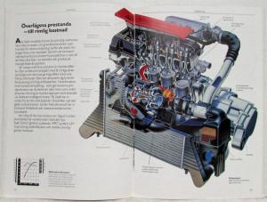 1988 Saab 9000 Media Information Press Kit - Swedish Text